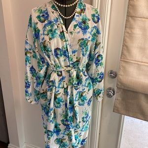 💥Small/Medium Pinkblush floral robe, housecoat, intimates, lounge💥
